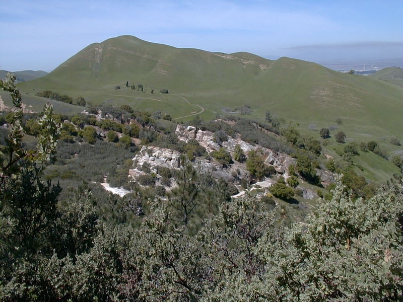Rock formations and view