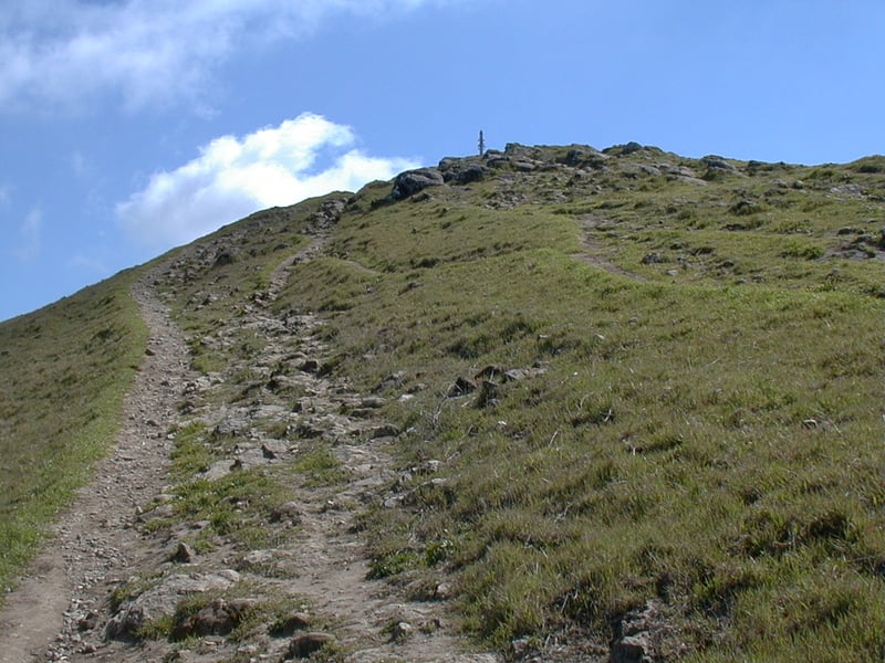 Last stretch to top