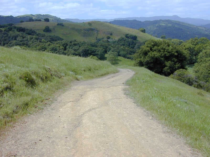 View north to Mount Umunhum